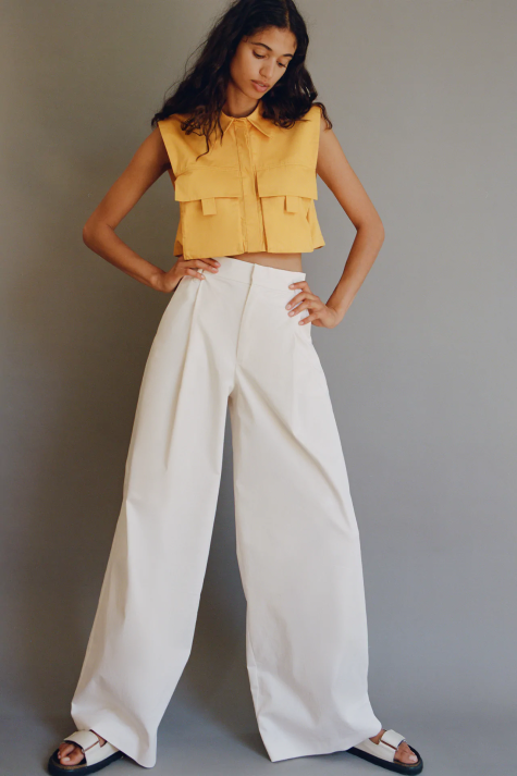 Women White Trousers | Explore our New Arrivals | ZARA India - Page 2