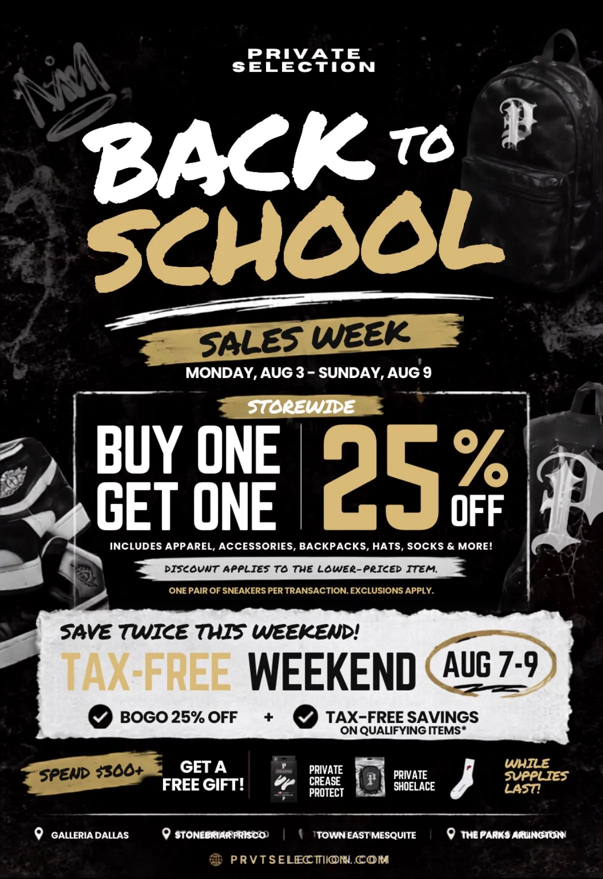 The Selection Back to School Sales Week