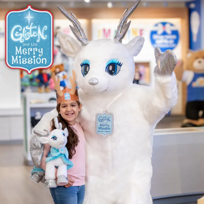 Meet Glisten at Build-A-Bear Workshop