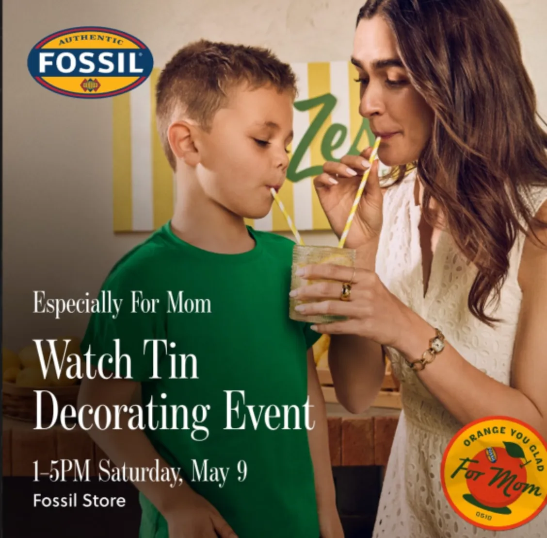 Fossil Watch Tin Decorating Event